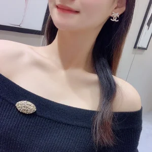 Dior Granville Gold Metal CD Brooch